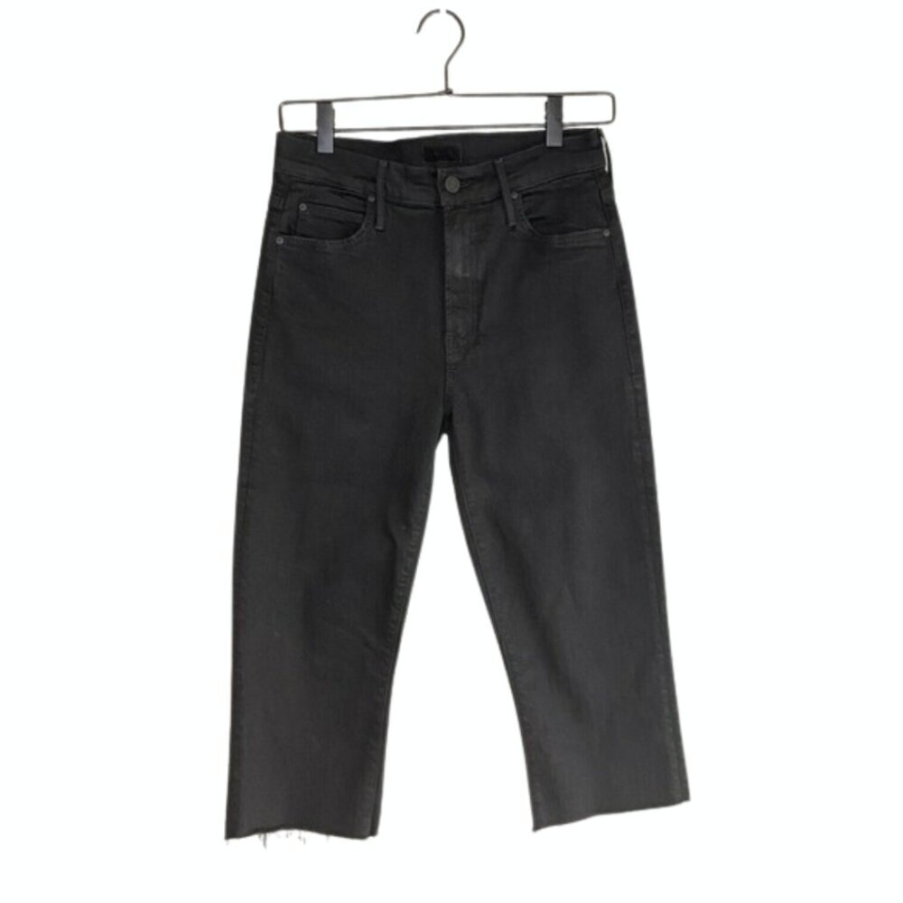 Mother Rascal Knicker Fray High Waisted Capri Jean Sz 31 - Picture 5 of 9